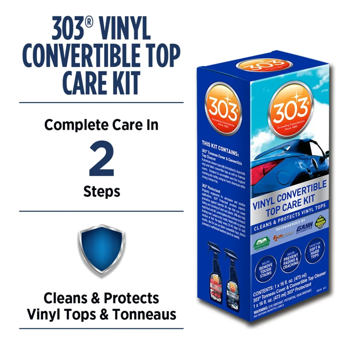 303 Convertible Top Cleaner Vinyl Cleaning And Care Kit - 16 Fl. Oz. (30510)
