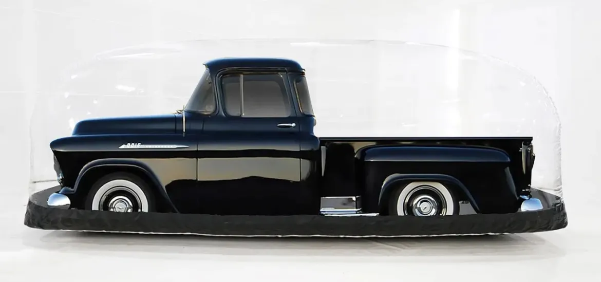18' Signature Series Tall Indoor CarCapsule w/Road Emblazoned Floor Includes Intellicharger (CS18TF)