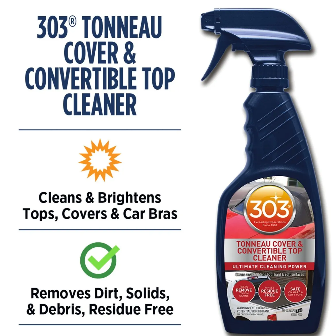 303 Tonneau Cover And Convertible Top Cleaner - 16 Fl. Oz. (30571)