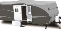 ADCO Designer SFS Aquashed Travel Trailer RV Cover 28' 7"-31' 6" Gray (ADO52245)