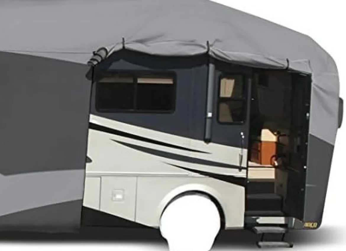 ADCO Designer SFS Aquashed Class A RV Cover 31'1"-34' Gray (ADO52205)