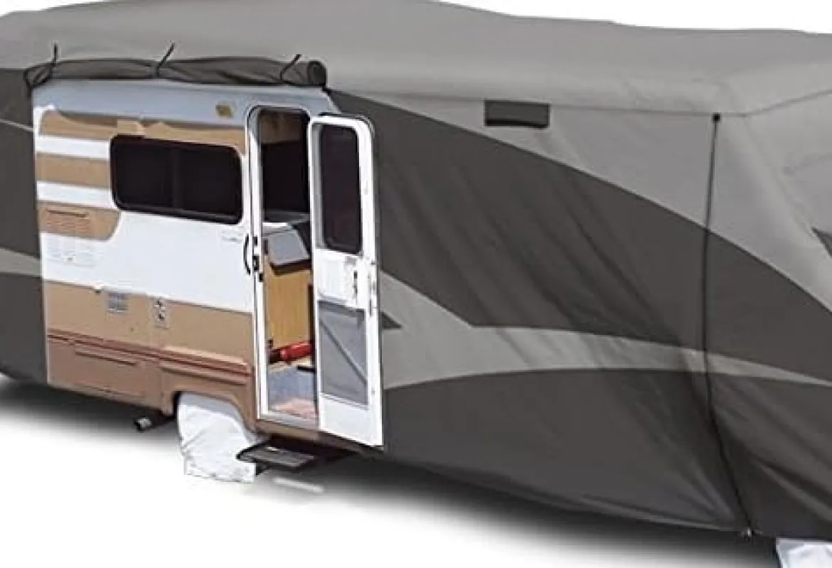 ADCO Designer SFS Aquashed Class C RV Cover 20'1"-23' Gray (ADO52842)