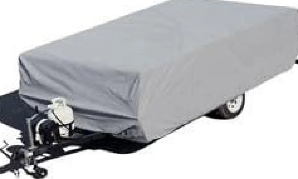 ADCO Polypropylene Folding Trailer Cover 8'1"-10' Gray (ADO2891)