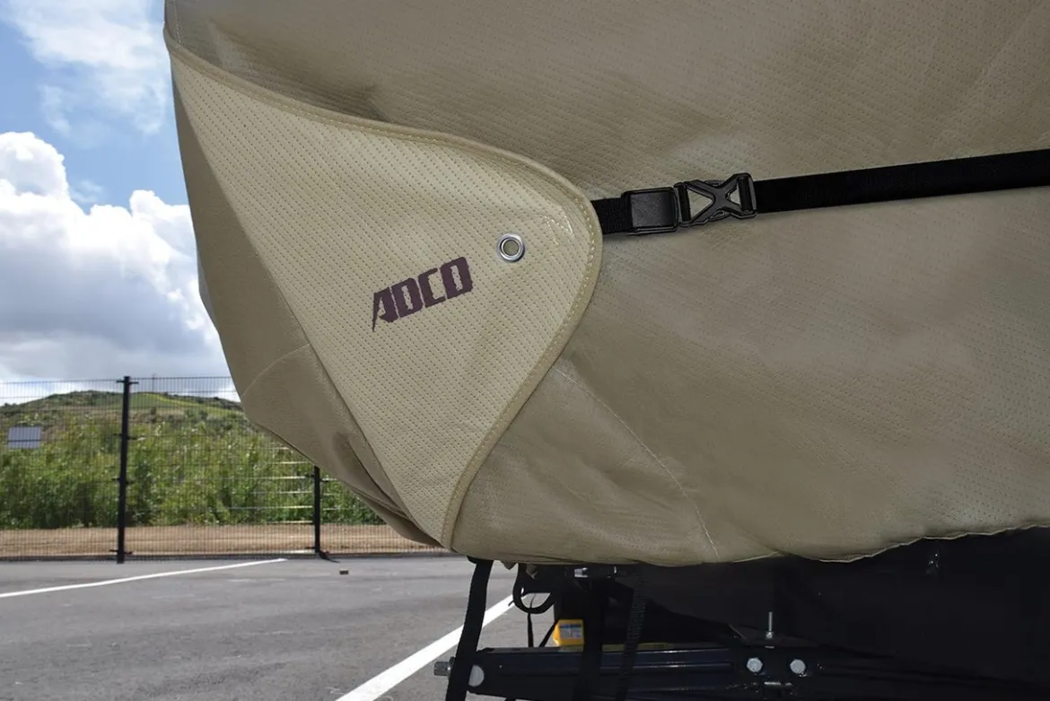 ADCO Travel Trailer Storage Lot Cover 34'1"-37' Tan (ADO74847)