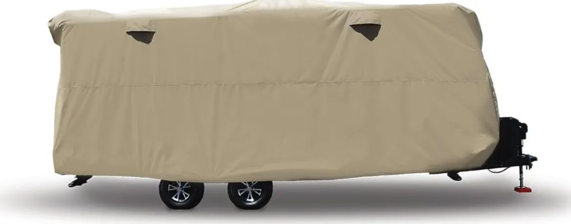 ADCO Travel Trailer Storage Lot Cover 22'1"-24' Tan (ADO74842)