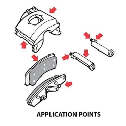 AGS Sil-Glyde Silicone-Based Brake Assembly Lubricant (BK-8)
