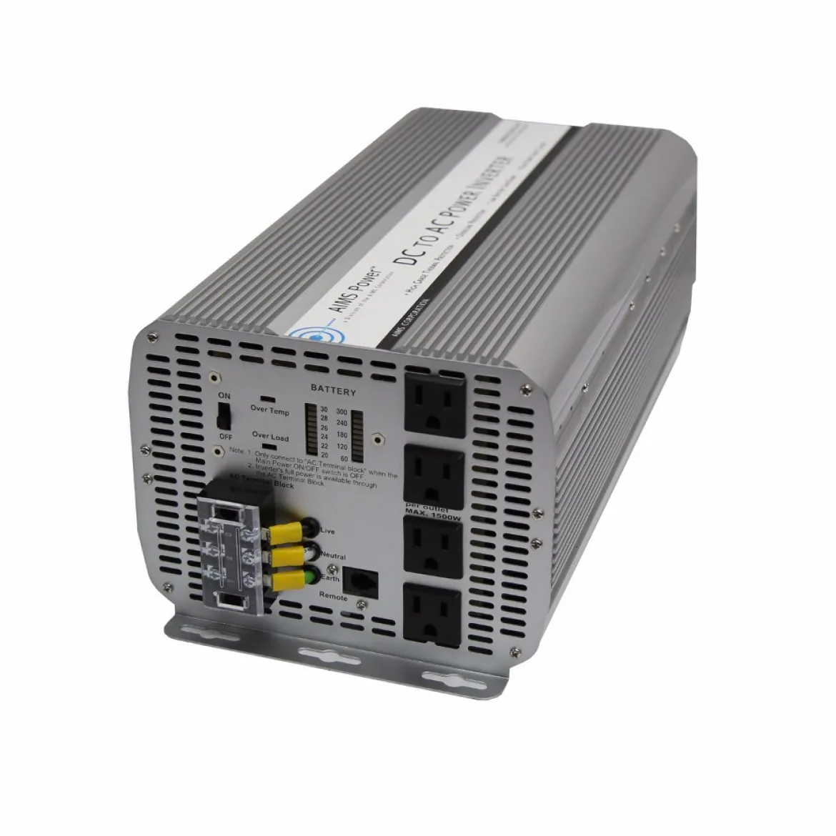 AIMS Power 5000 Watt Power Inverter 12 Volt (PWRINV500012W)