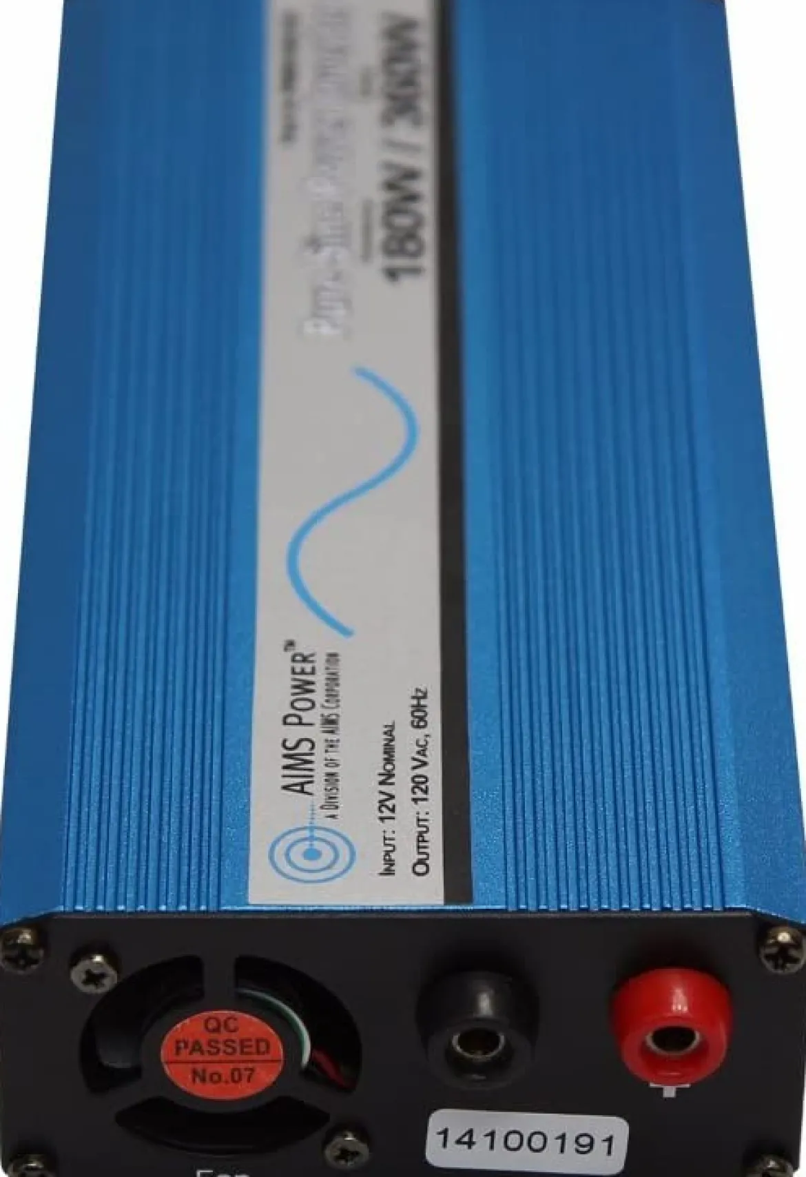 AIMS Power 180 Watt Pure Sine Inverter with USB Port (PWRI18012S)
