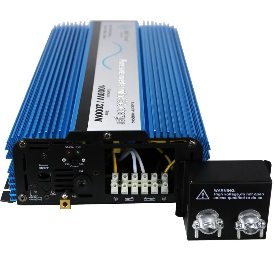 AIMS Power 1000 Watt Pure Sine Inverter Charger (PIC100012120S)