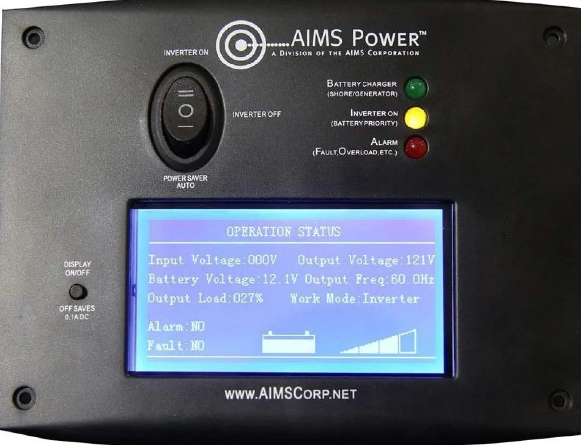 AIMS Power Remote Switch with LCD Monitoring Screen (REMOTELF)