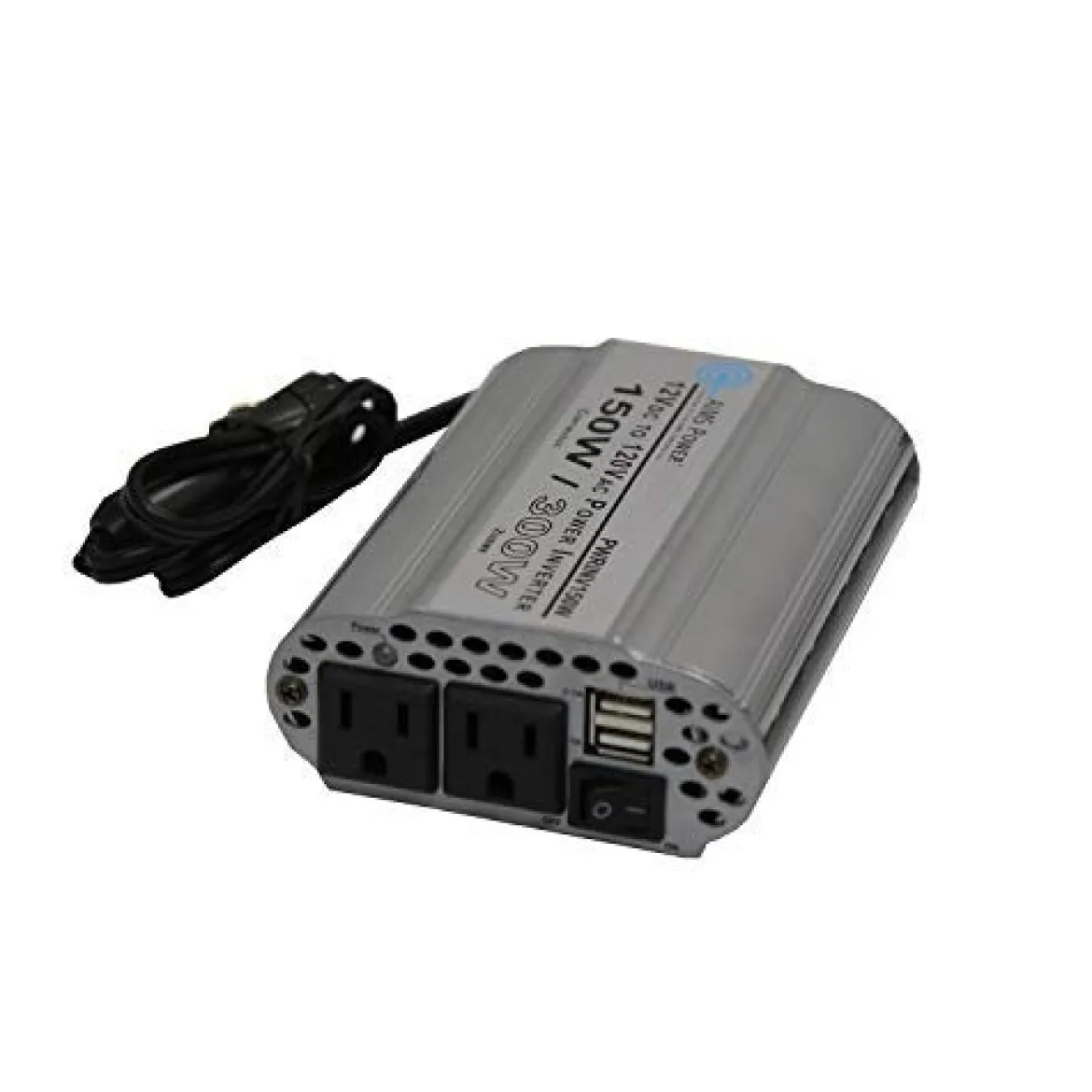 AIMS Power 150W Power Inverter with Cigarette Lighter Cable (PWRINV150W)