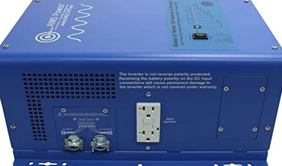AIMS Power 1500W Pure Sine Inverter Charger (PICOGLF15W12V120V)