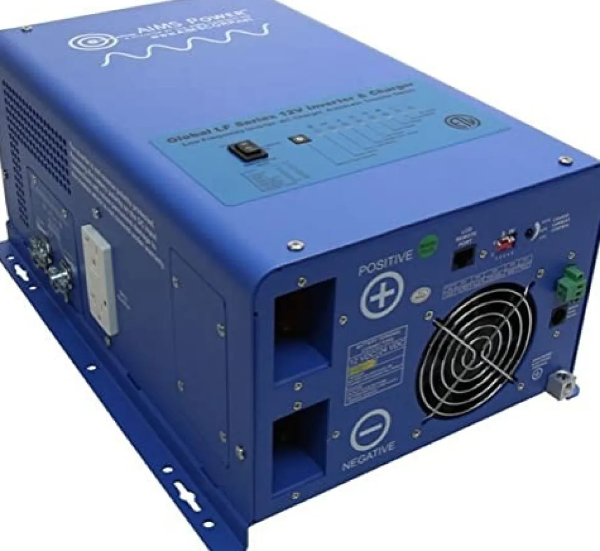 AIMS Power 1500W Pure Sine Inverter Charger (PICOGLF15W12V120V)
