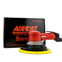 Aircat 6" Geared Planetary Motion Air Sander with Central Vacuum (6700-8GCV)
