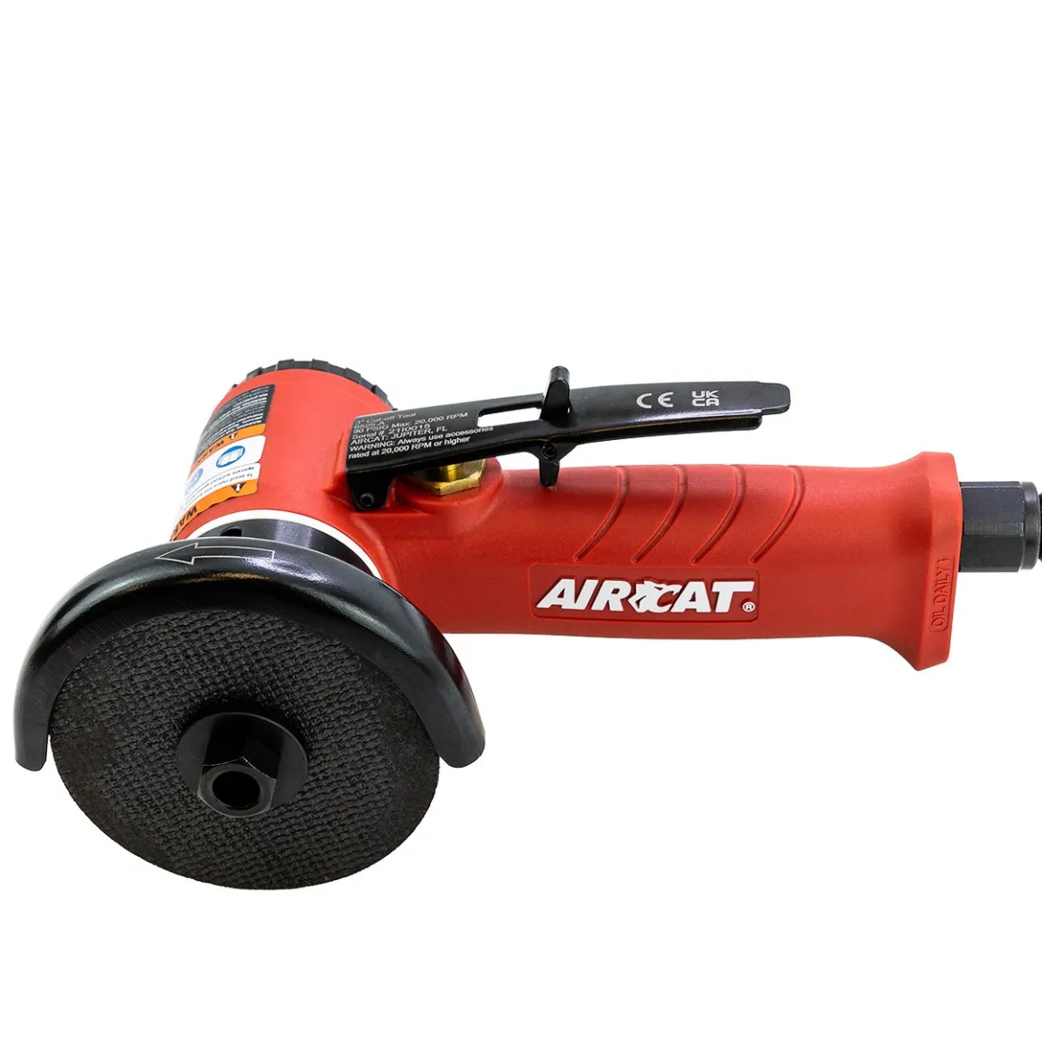 AirCat 3" Inline Cut-Off Tool with Adjustable Guard (6525-A)