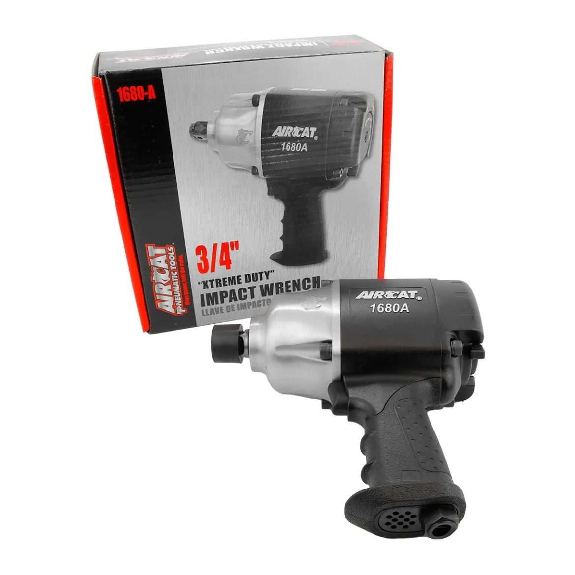 Aircat 3/4" Xtreme Duty Twin Hammer Impact Wrench (1680-A)