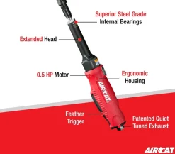 AIRCAT Composite Extended Straight Die Grinder 22K RPM (6210)