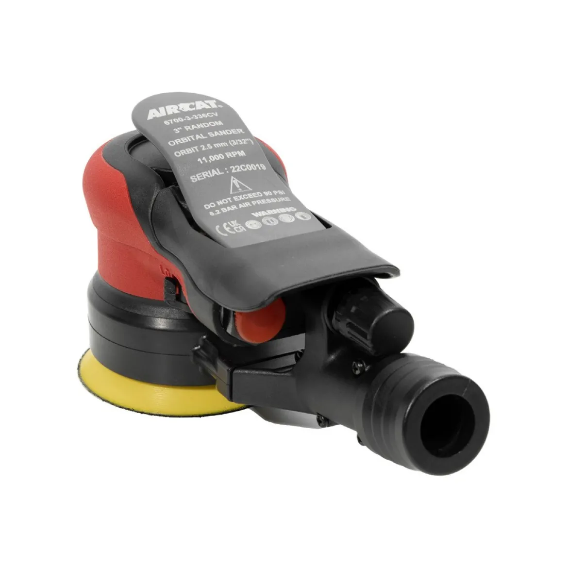 Aircat Orbital Air Sander and Polisher with Central Vacuum System (6700-3-336CV)