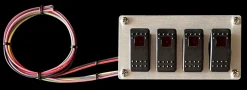 American Autowire 4-Position Rocker Switch Panel (AAW510919)