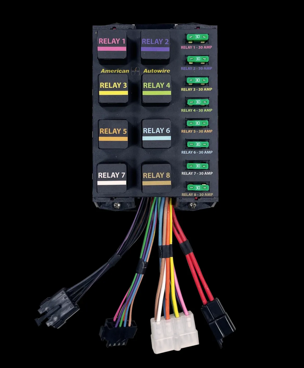 American Autowire 8-Position Banked Relay Panel (AAW510924)