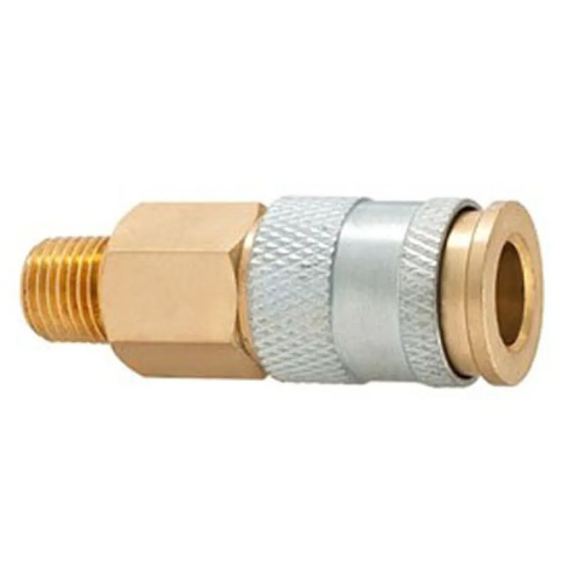 Amflo C91 Coupler Brass 1/4" Hi Flo/HVLP