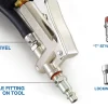 Astro Pneumatic 2.5 Inch Dial Tire Inflator with Locking Dual Chucks (3083)