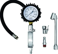 Astro Pneumatic 2.5 Inch Dial Tire Inflator with Locking Dual Chucks (3083)