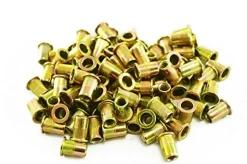 Astro Pneumatic 100 Piece M6 6mm Steel Rivet Nuts Zinc Plated Set (RN6M)