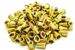 Astro Pneumatic 100 Piece M8 8mm Zinc Plated Knurled Steel Rivet Nuts (RN8M)
