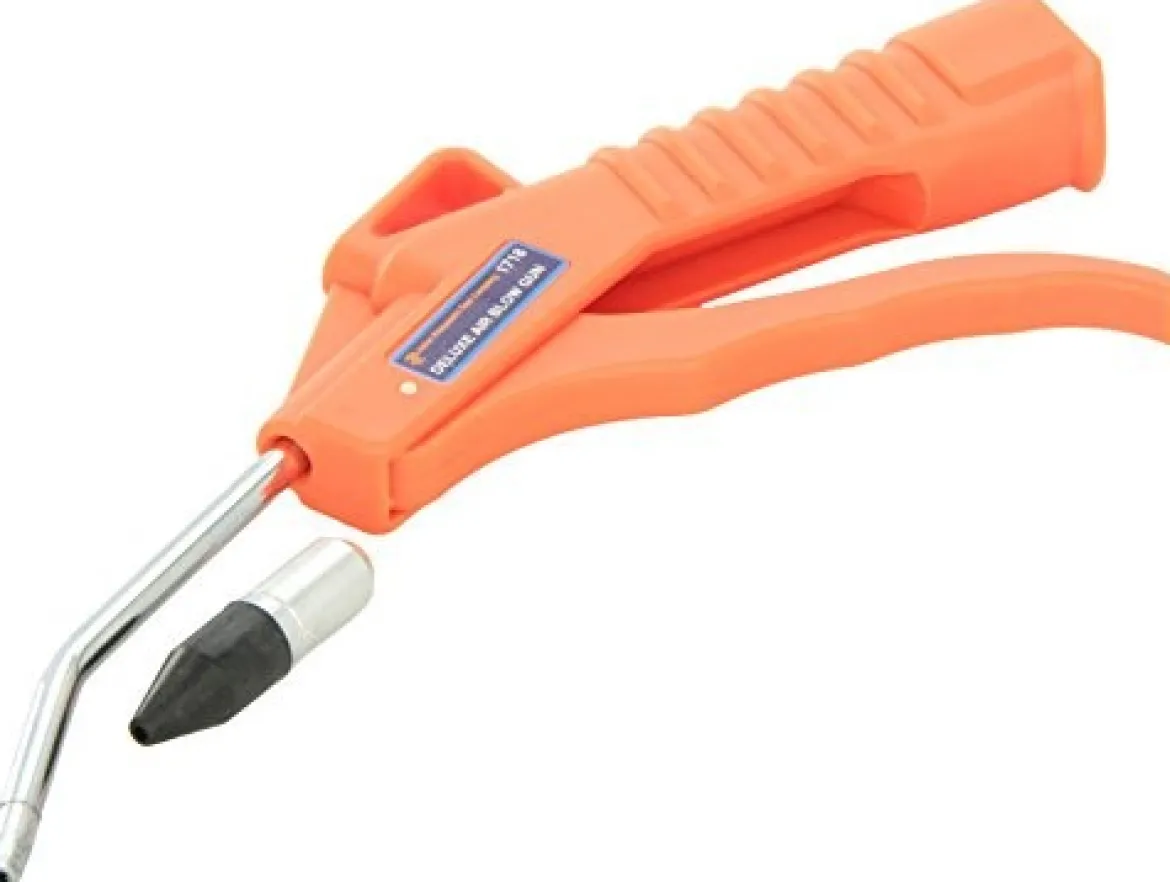 Astro Pneumatic Deluxe Orange 4" Air Blow Gun with Improved Valve (1718)