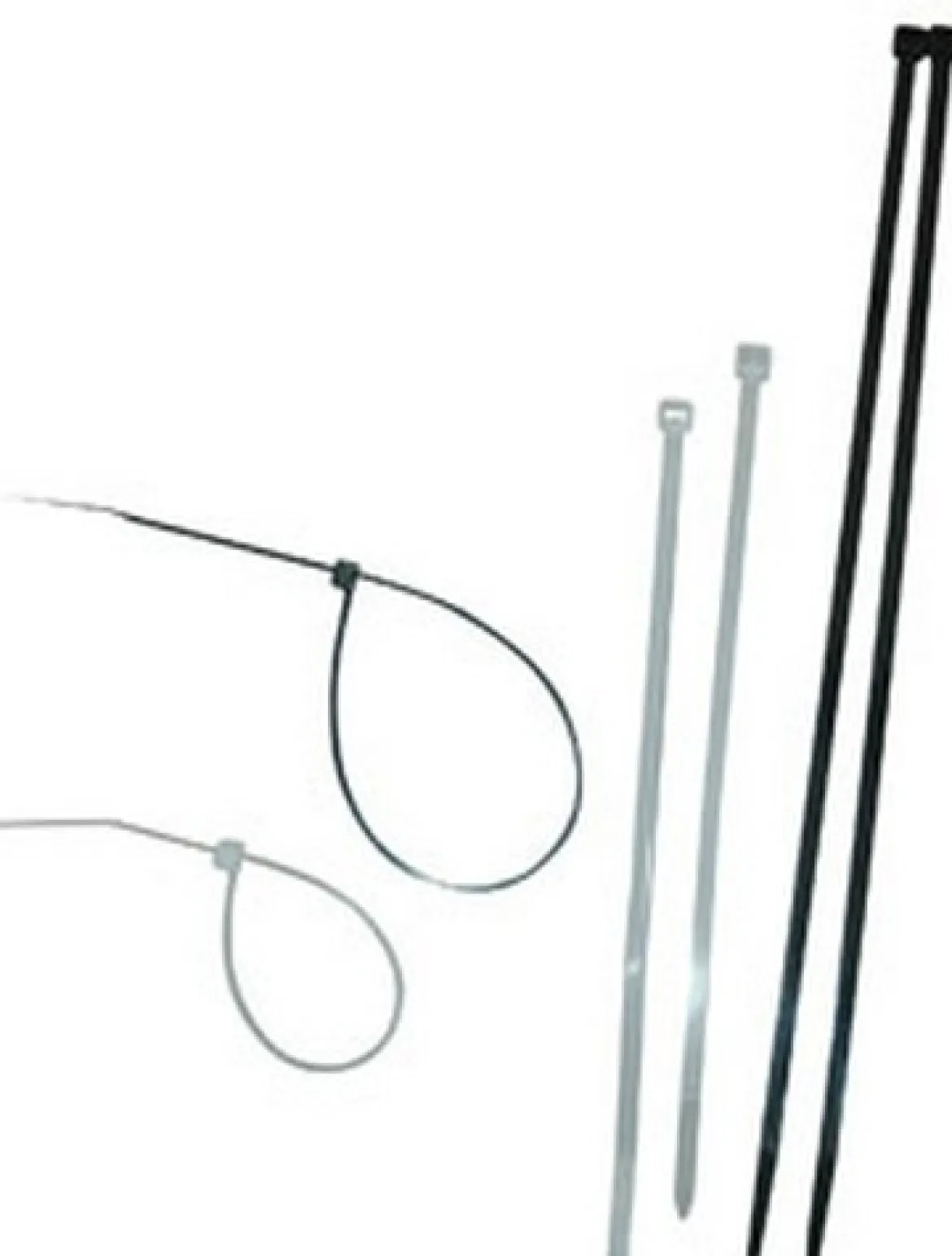 ATD Tools 20436 36 Black Uv Stabilized Nylon Cable Ties, 25 pc.