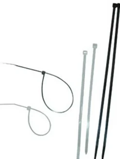ATD Tools 20404 4 Black UV Stabilized Nylon Cable Ties, 100 pc.