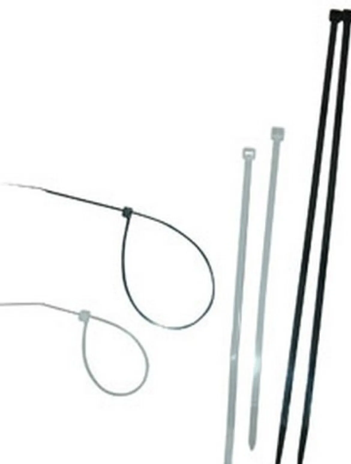 ATD Tools 20418 18 Black Uv Stabilized Nylon Cable Ties, 25 pc.
