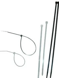 ATD Tools 20411 11 Black Uv Stabilized Nylon Cable Ties, 100 pc.