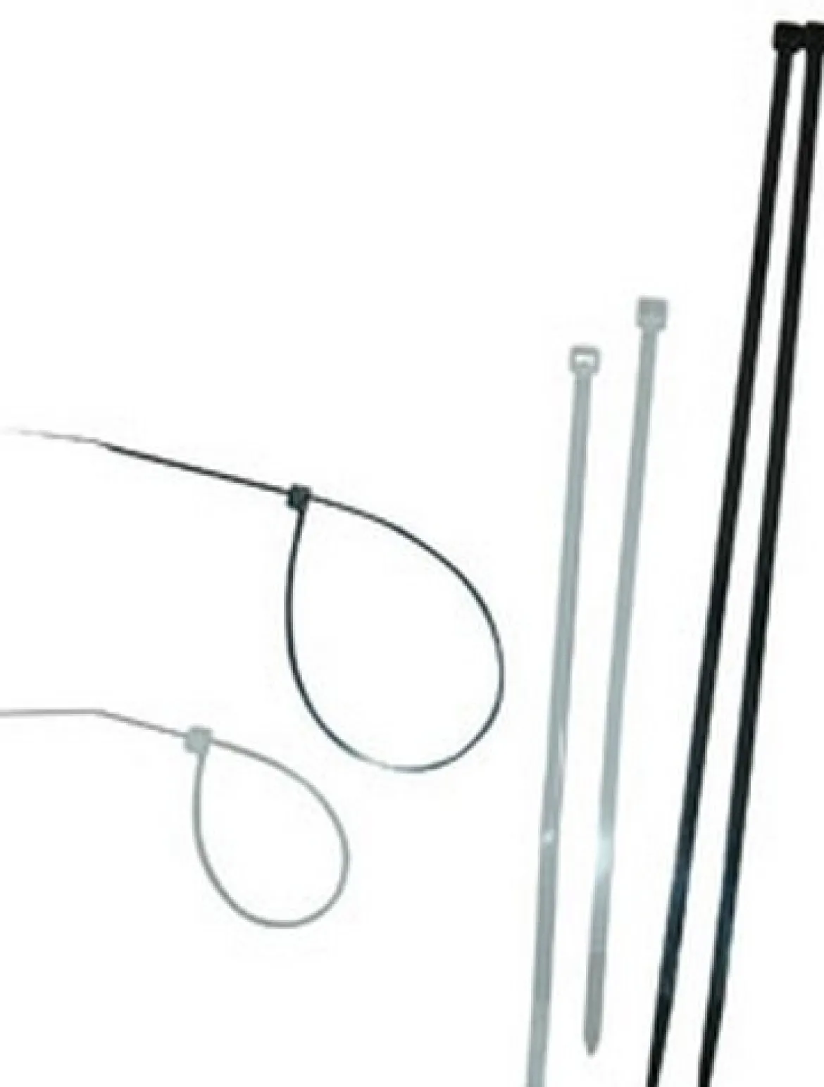 ATD Tools 20400 Black Uv Stabilized Nylon Cable Tie Assortment, 400 pc.