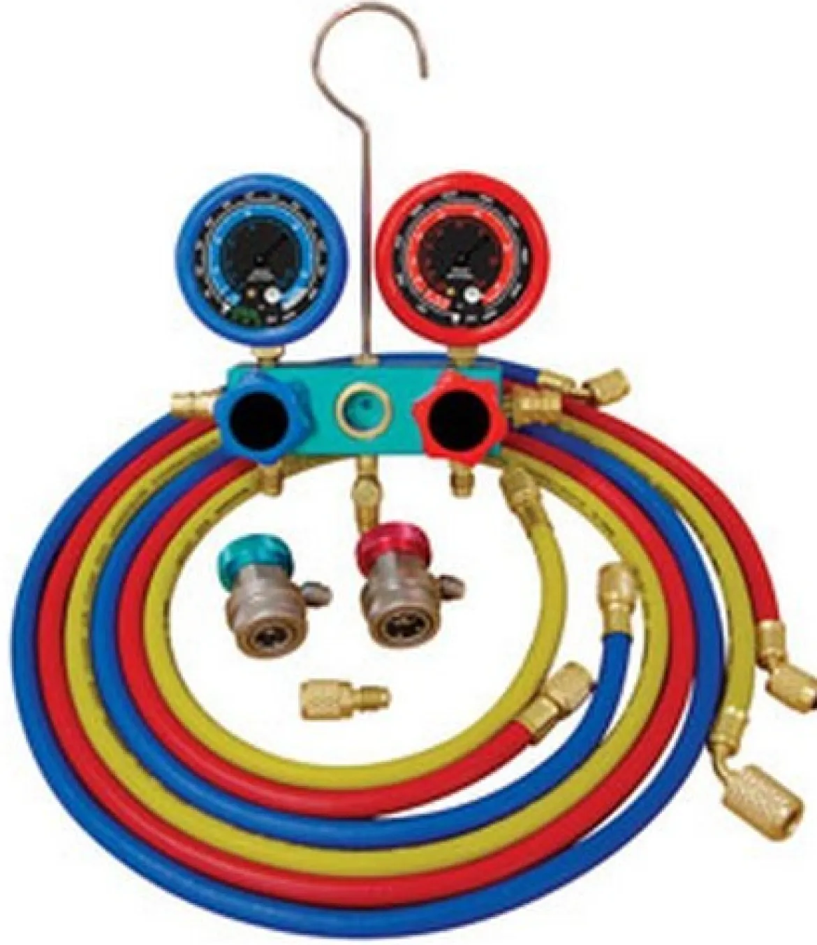 ATD Tools 3696 Deluxe Dual R134a/R12 Aluminum A/C Manifold Gauge Set