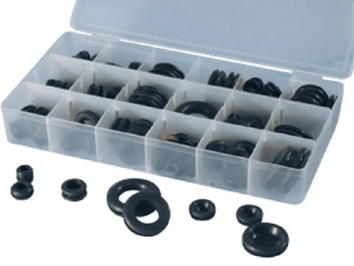 ATD Tools 125-Piece Rubber Grommet Assortment and Plastic Storage Case (ATD-362)