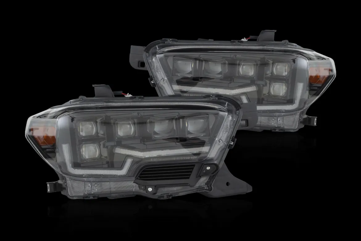 Attica 4x4 Toyota Tacoma 16-23 Rogue LED Projector Headlights (CHATT0682-GBC-SQ)