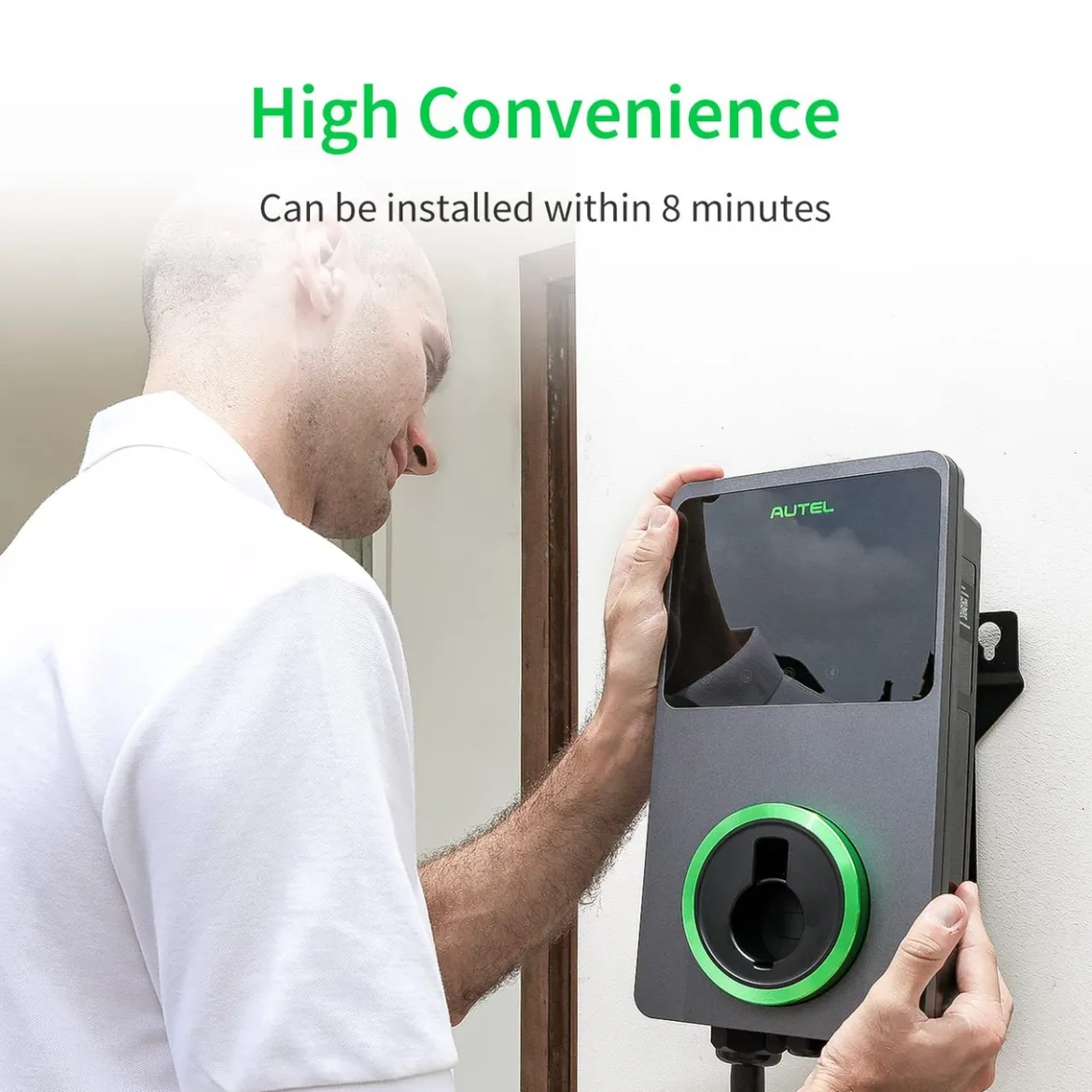 Autel USA Maxicharger Home Smart Electric Vehicle Charger, 40 Amp Level (MC40AP14I)