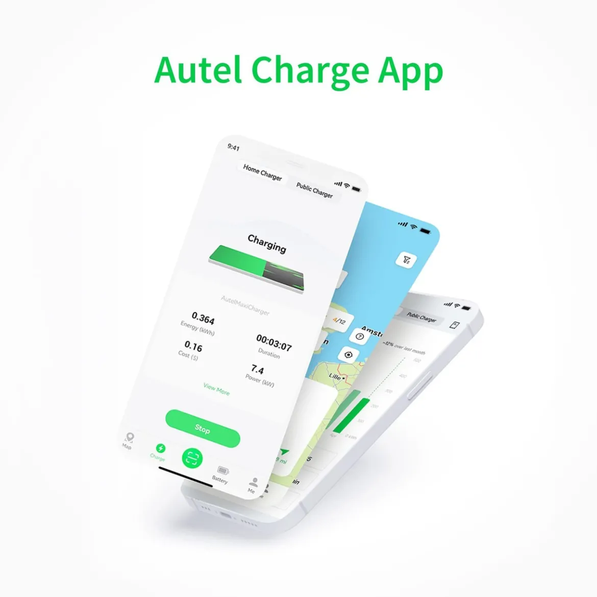 Autel USA Maxicharger Home Smart Electric Vehicle Charger, 40 Amp Level (MC40AP14S)