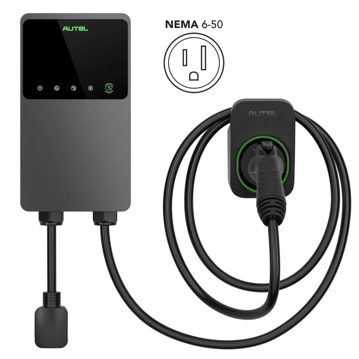 Autel USA Nema 6-50 Side Holster Ac Wallbox Ev Charger (MC40AP6S)