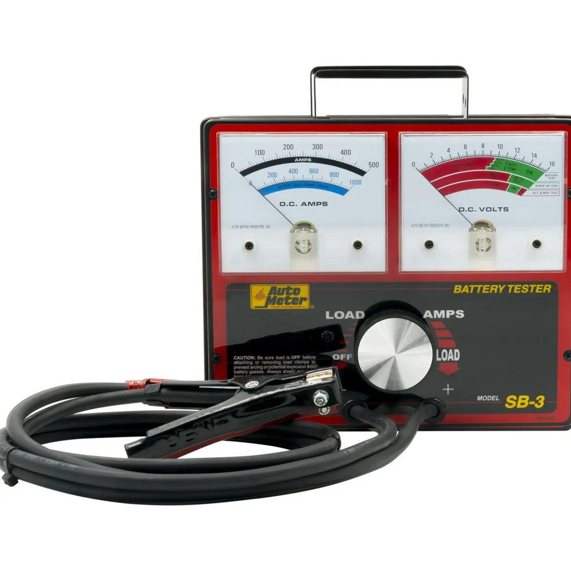 AutoMeter 500 Amp Variable Load Battery and Electrical System Tester (SB-3)