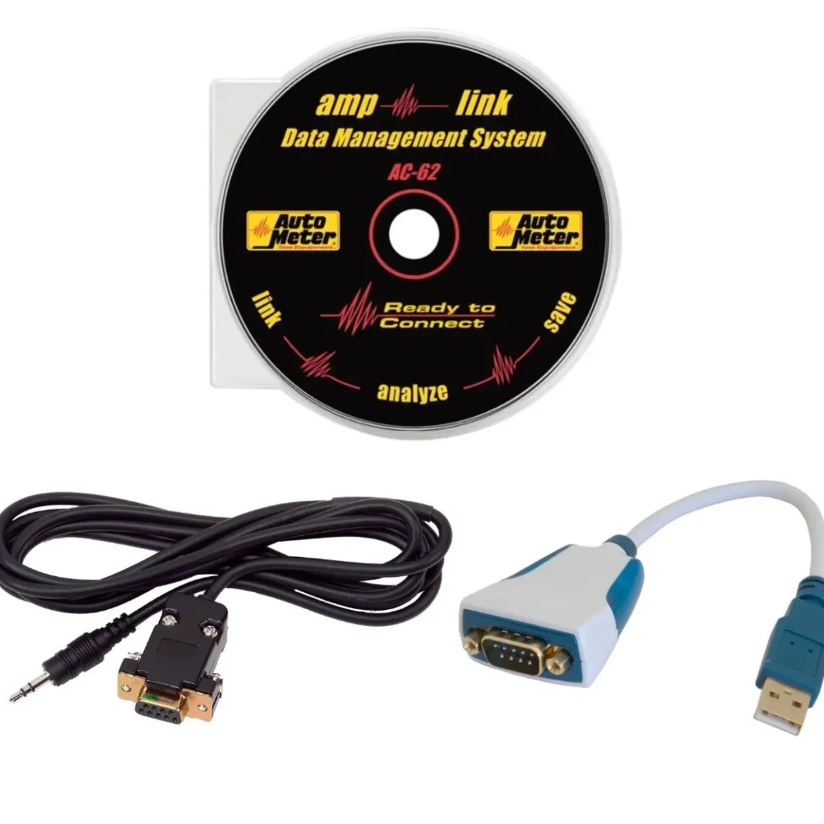 AutoMeter AMP-LINK Data Download Software and Cable Kit for Battery Testers (AC-63)