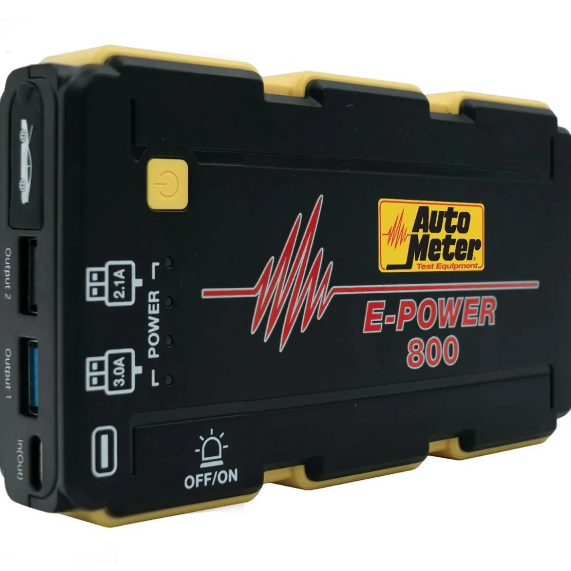 AutoMeter Jump Starter, Emergency Battery Pack, 14.8V, 800A Peak, 1800 mAh (EP-800)