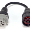 AutoMeter 6-Pin to 9-Pin Adapter Connects AC-26 to Heavy-Duty Vehicles with 9 Pins (AC25)