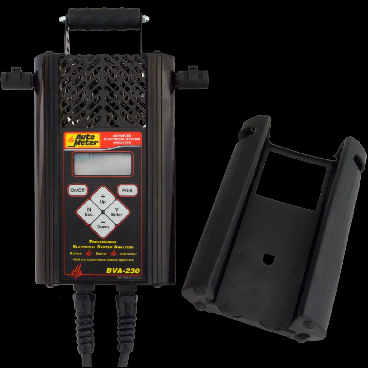 AutoMeter Professional Grade Hand Held Electrical System Analyzer 6V & 12V (BVA-230)