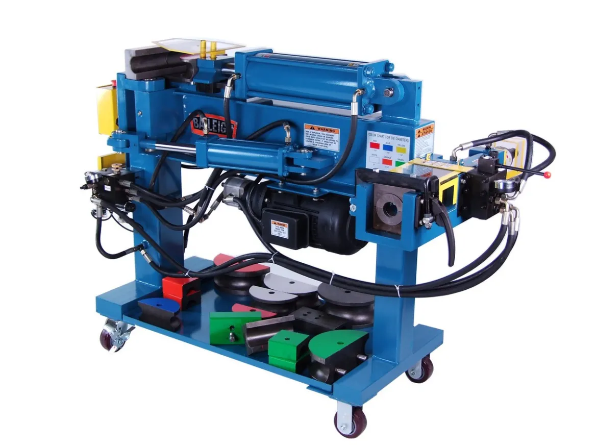 Baileigh 220V 1Phase Hydraulic Compression Exhaust Bender Swager (1004134)