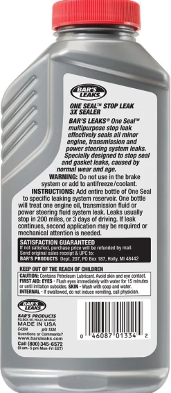 Bar's Leaks 11 oz. One Seal Stop Leak (1334)