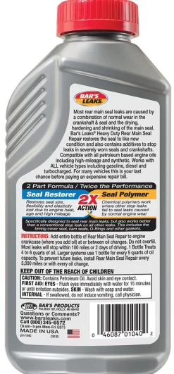 Bar's Leaks 16.9oz Heavy Duty Rear Main Seal Repair (1040)
