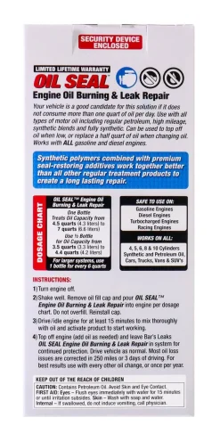 Bar's Leaks 16.9oz Oil Seal Engine Oil Burning & Leak Repair (OS-1)